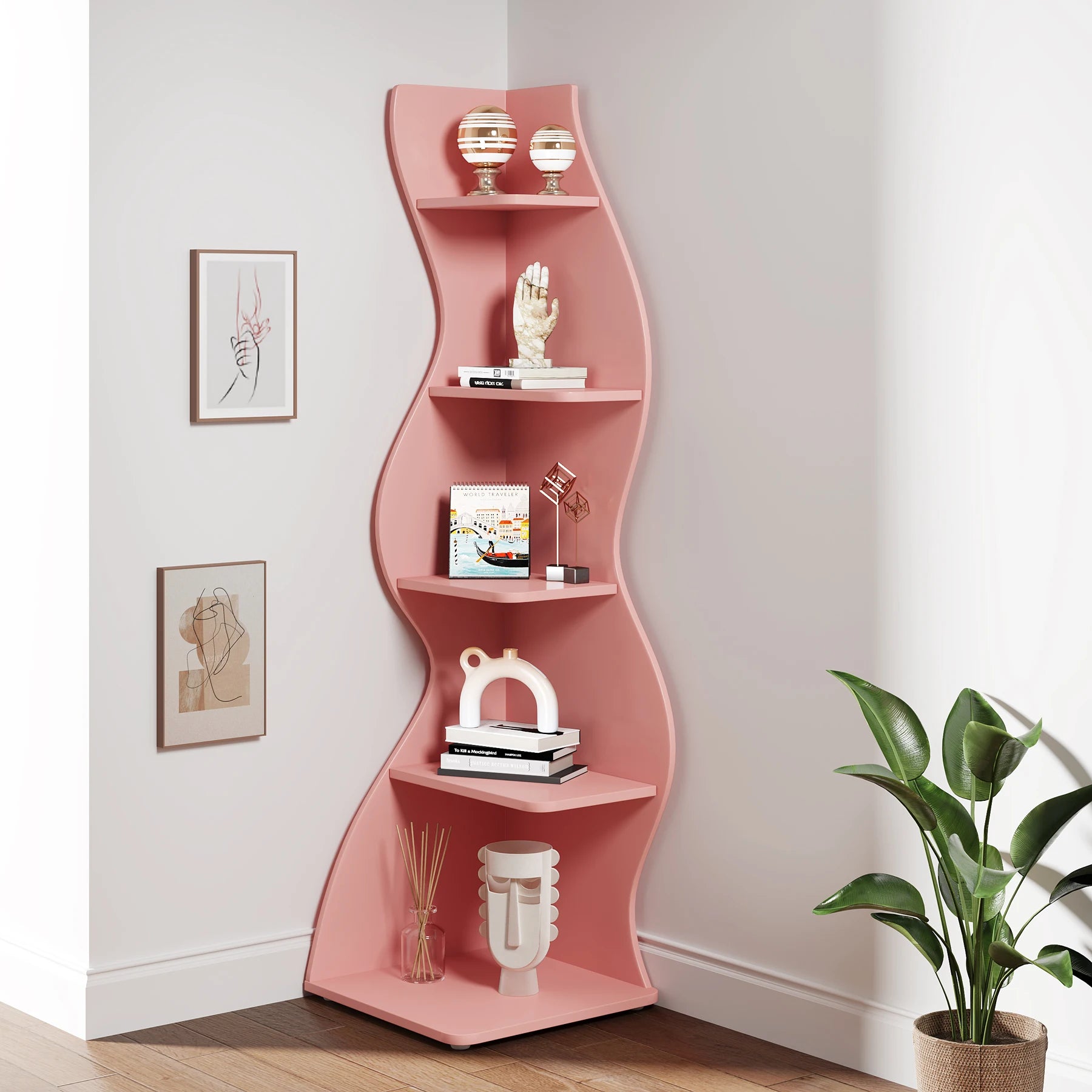 Tribesigns Corner Shelf