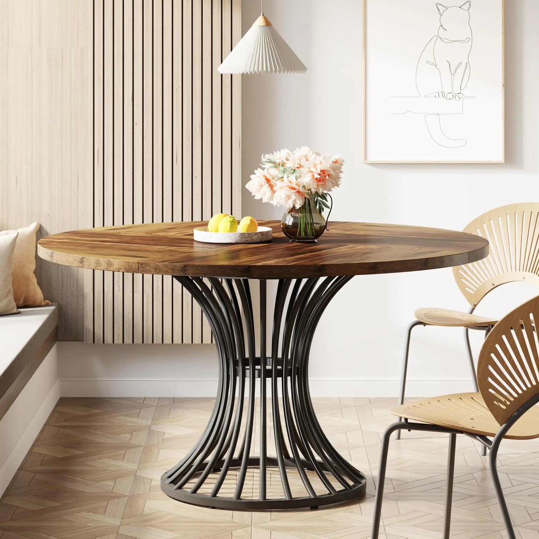 Tribesigns Round Dining Table