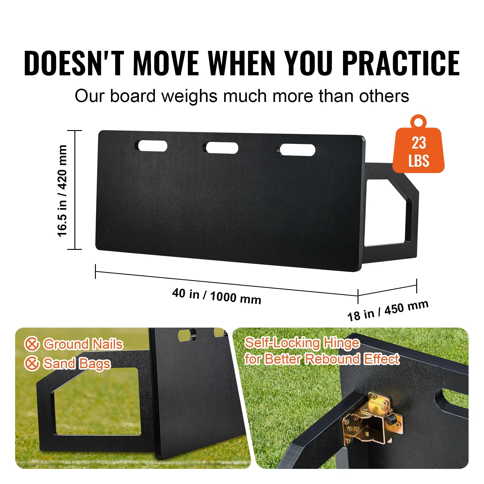 SucceBuy Soccer Rebounder Board Portable Soccer Wall