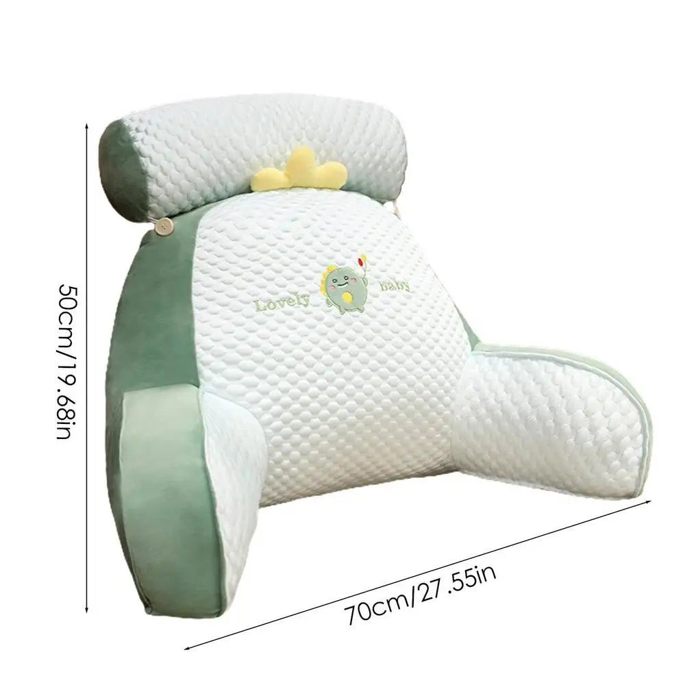 Backrest Pillow With Arms