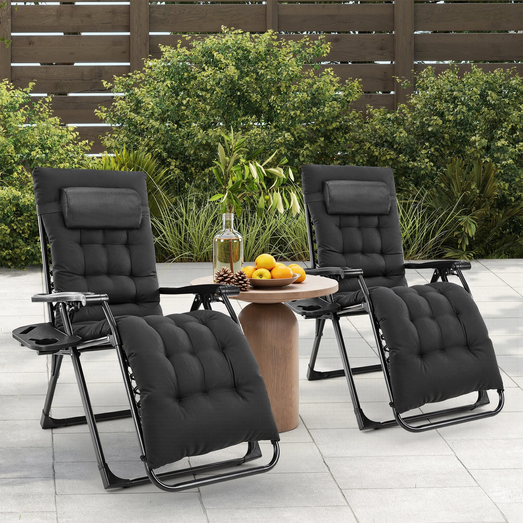 JHK Zero Gravity Recliner Camping Patio Lounge Chair