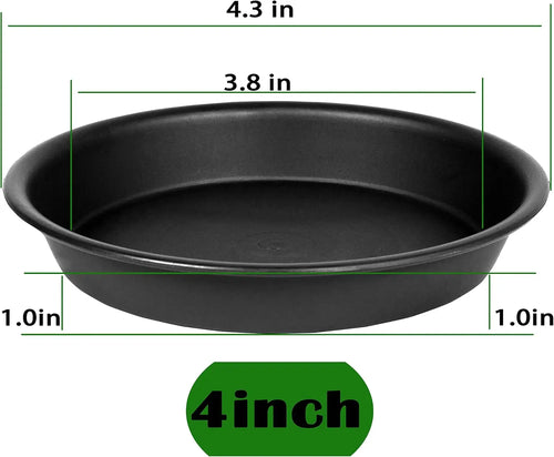 6 Pack Plastic Plant Saucer Drip Tray
