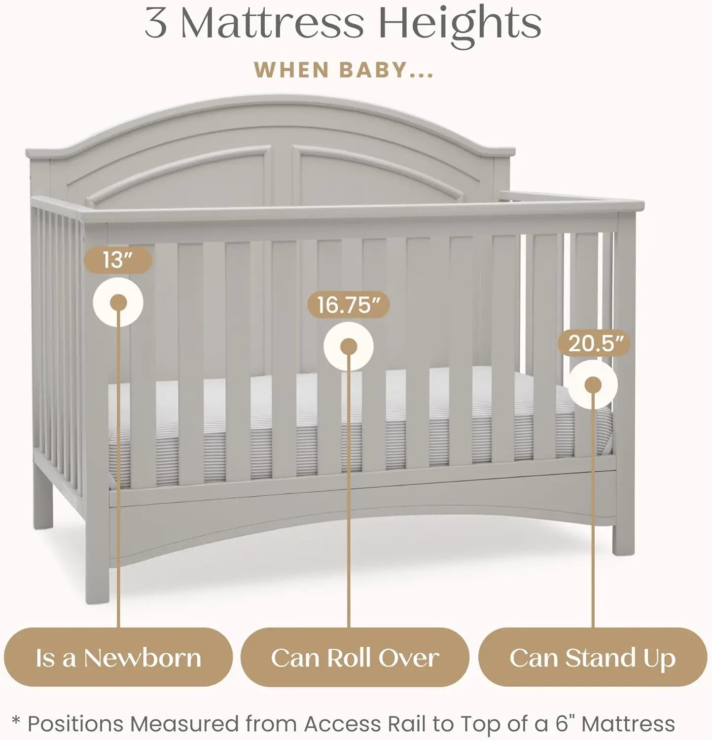 6-in-1 Convertible Crib