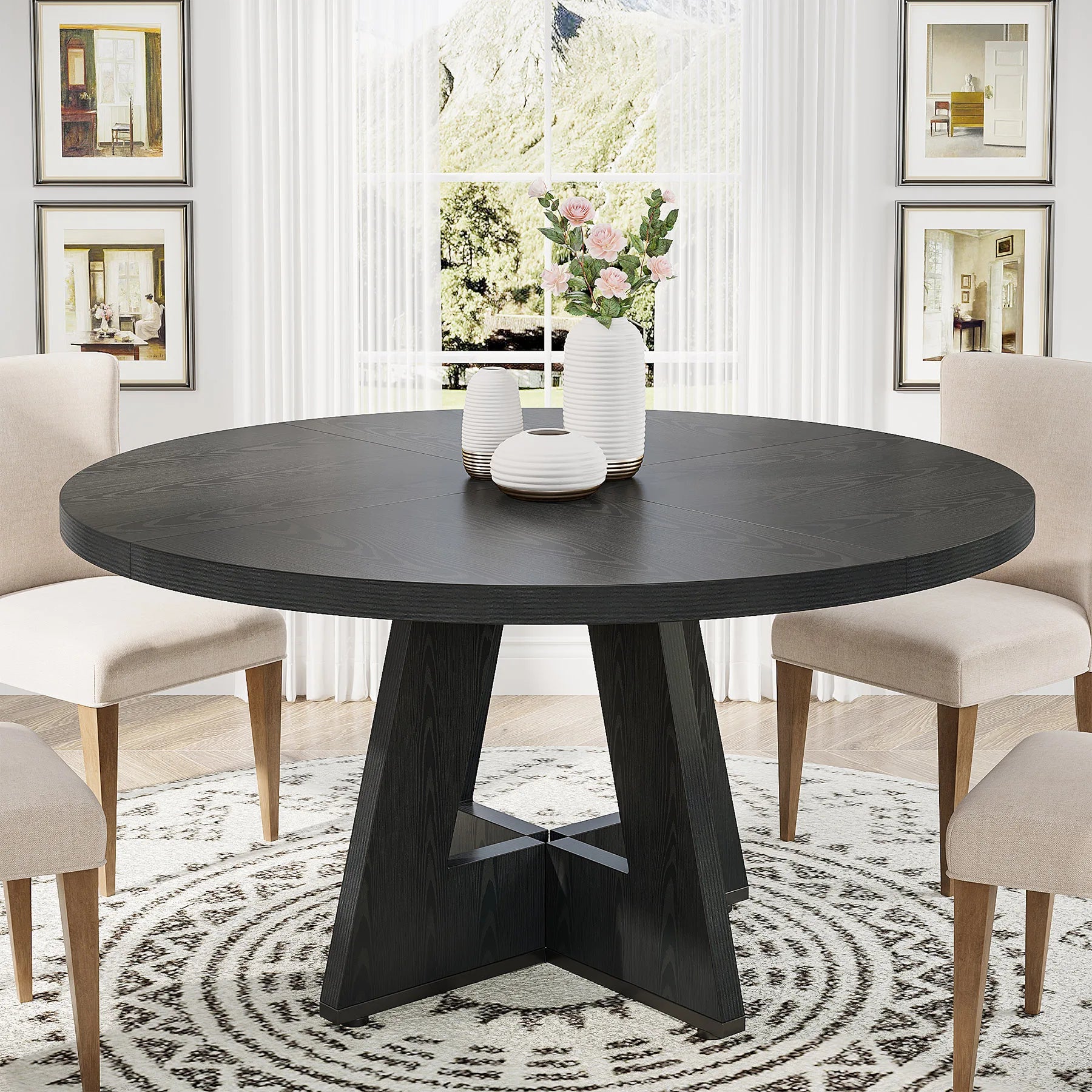 Tribesigns Round Dining Table