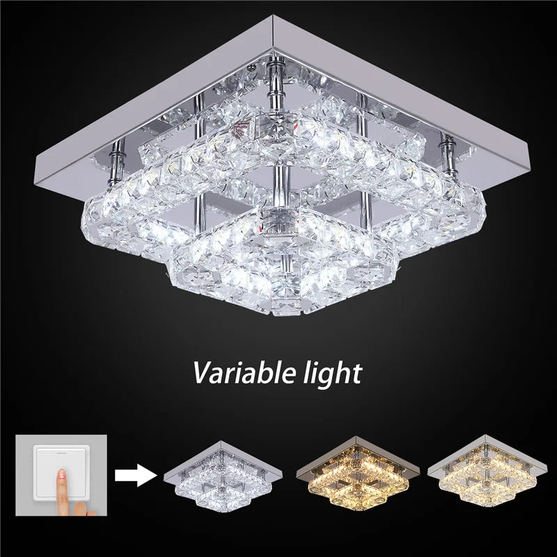Crystal Led Ceiling Light
