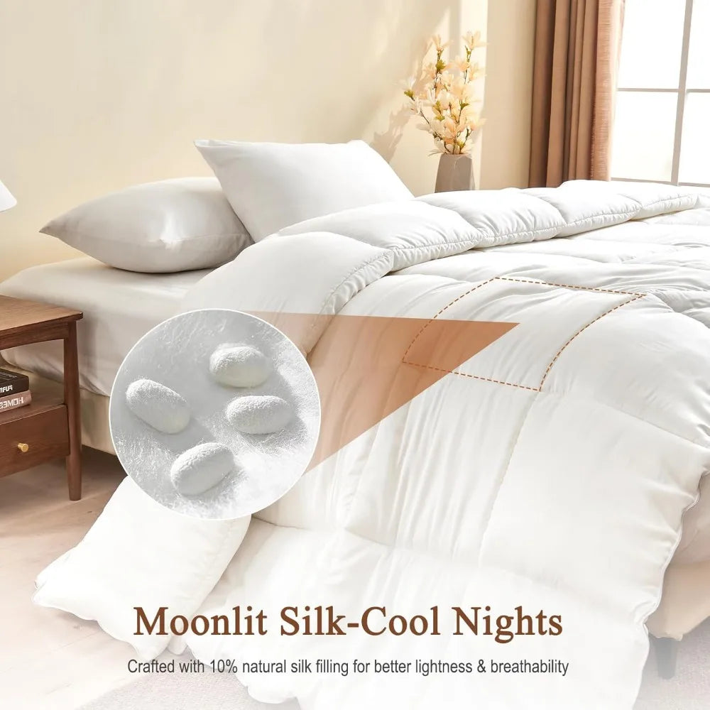 King Size Bamboo Silk Blend Comforter
