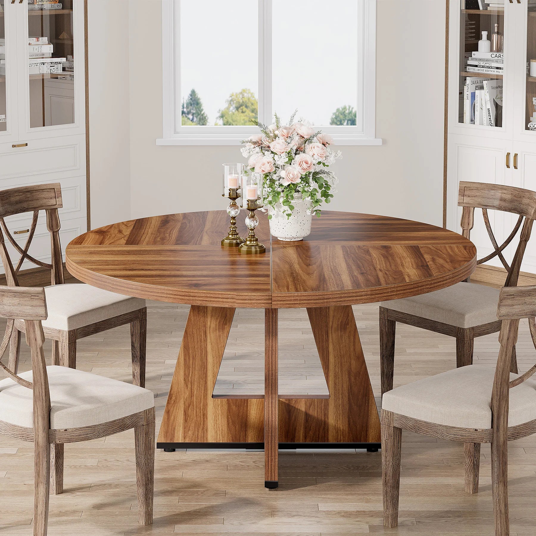 Tribesigns Round Dining Table