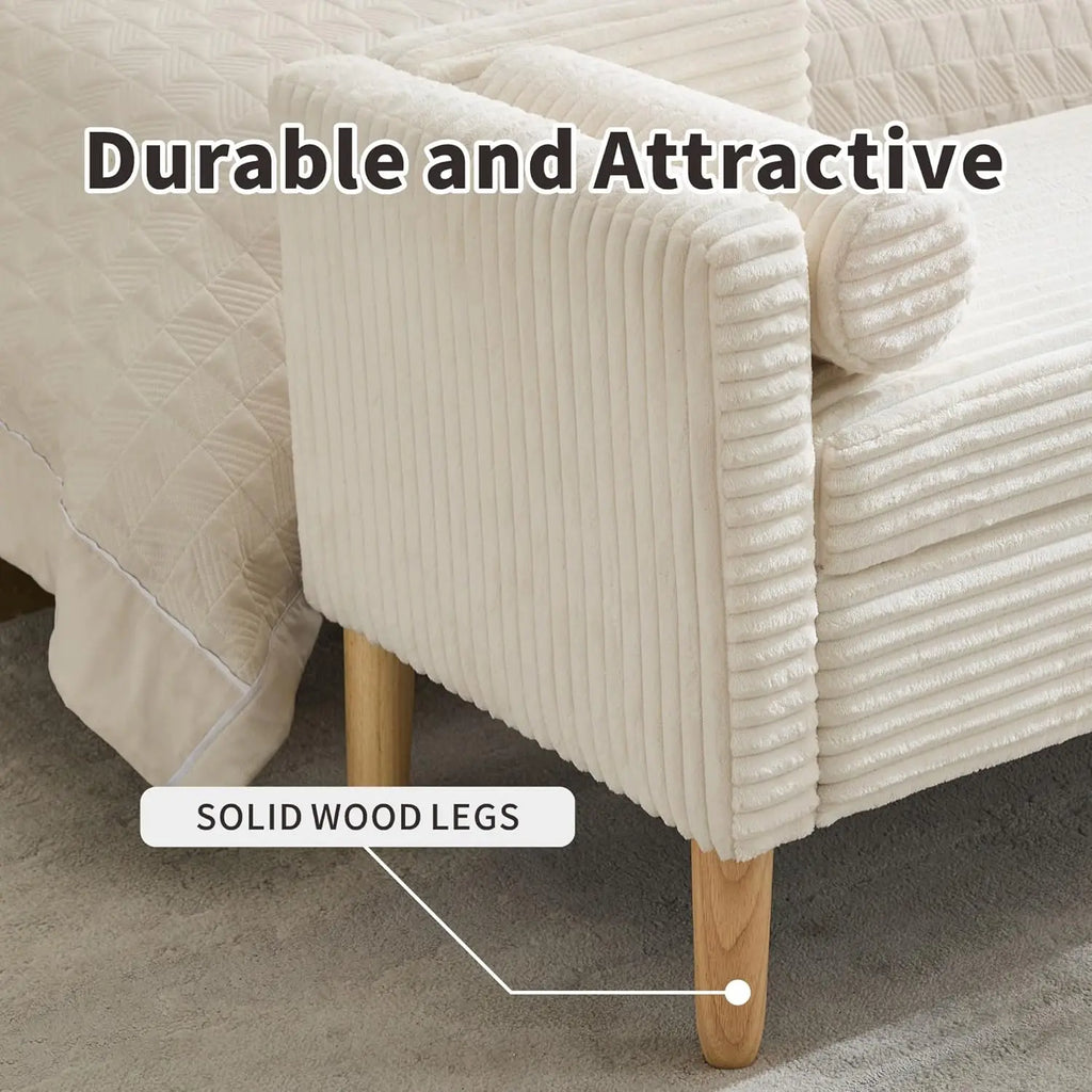 65.35" W Ottoman with Storage Bench