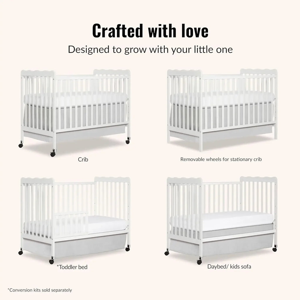 Carson Classic 3-in-1 Convertible Full-Size Baby Crib