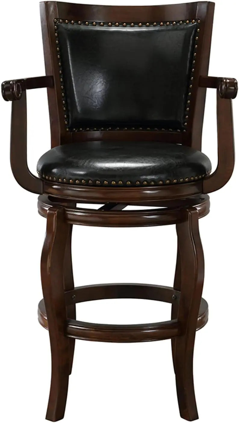 Swivel Bar Stool in Cappuccino