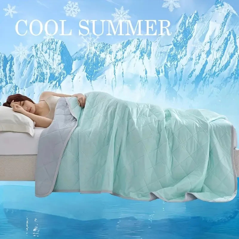 Large Cooling Blanket Dual-Sided Soft & Lightweight Summer Bedding