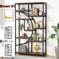Tribesigns Bookshelf Industrial 5 Tier Etagere Bookcase