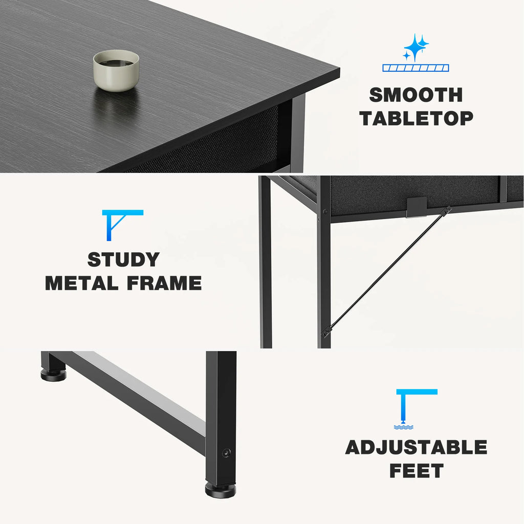 JHK 32 Inch Modern Office Computer Desk