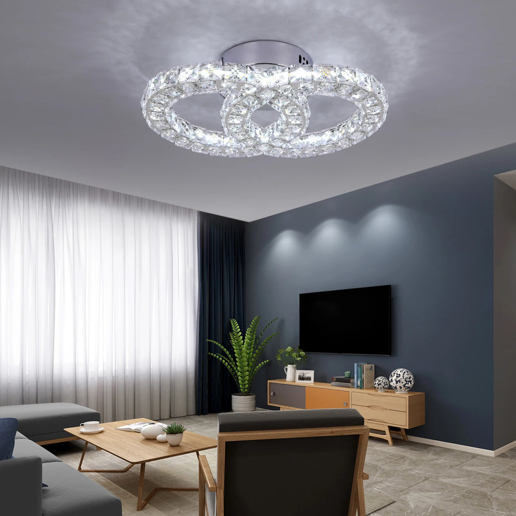 Crystal Led Ceiling Light