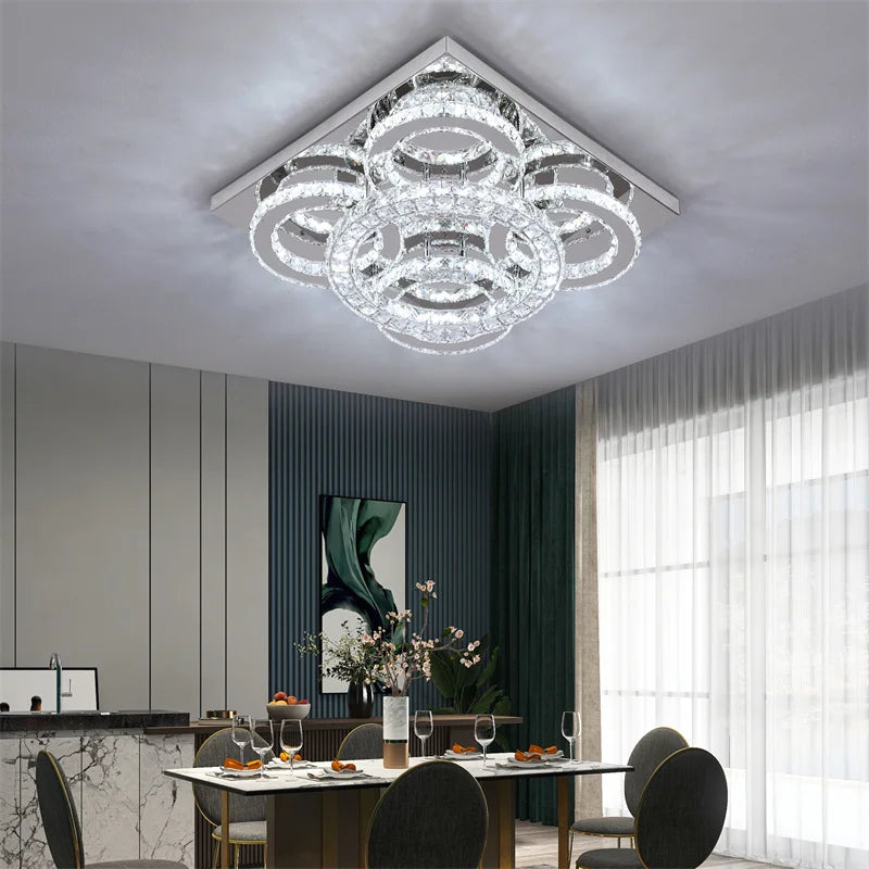 Crystal Led Ceiling Light