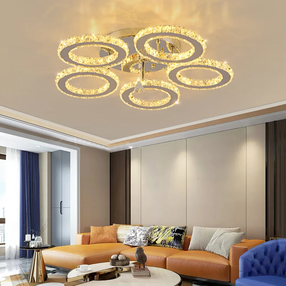 Modern Luxury Ceiling Crystal Chandelier
