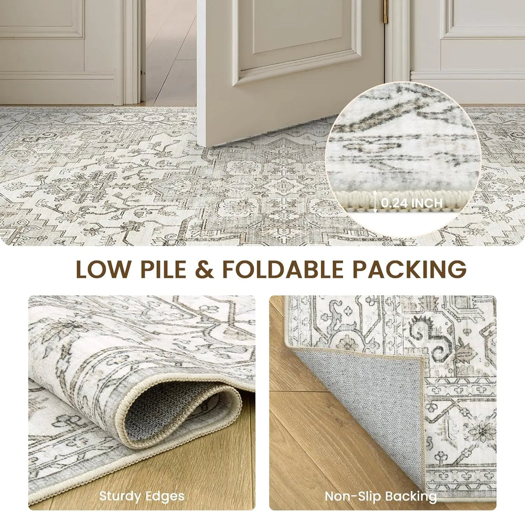 8x10 Washable Area Rug