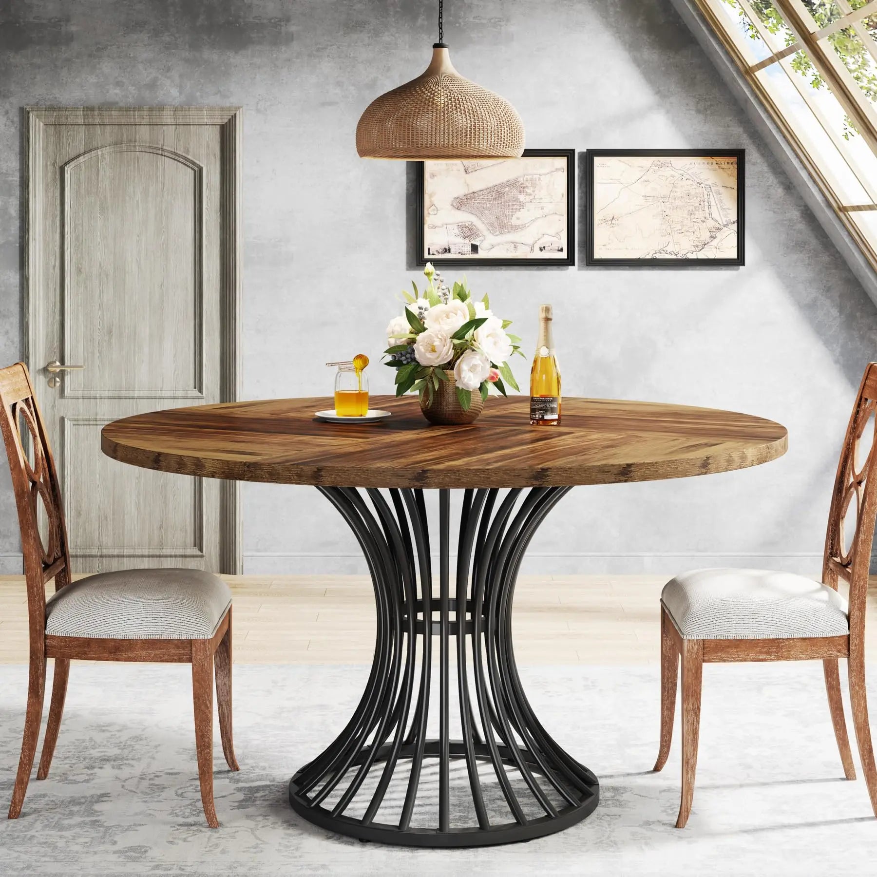 Tribesigns Round Dining Table