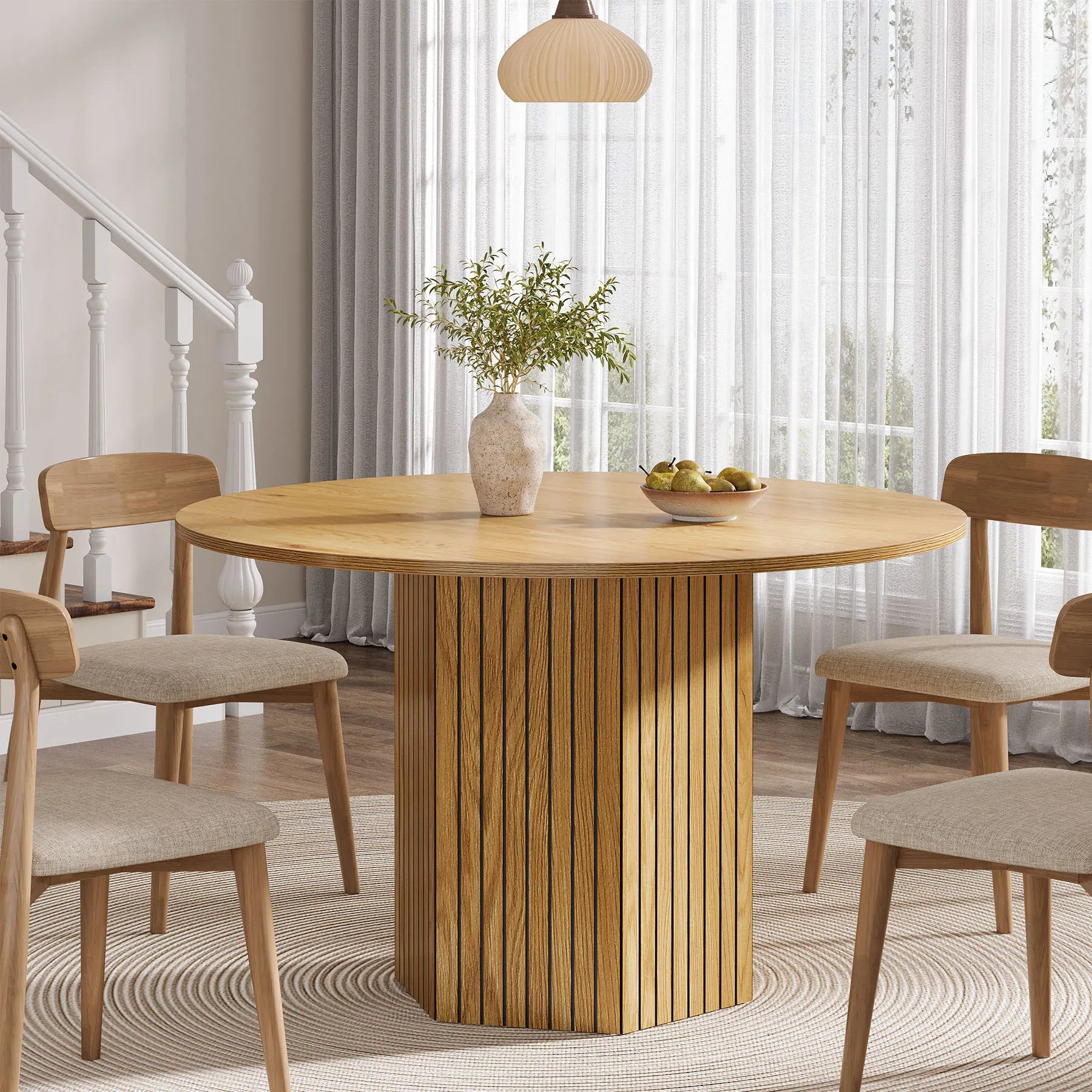 Tribesigns Round Dining Table