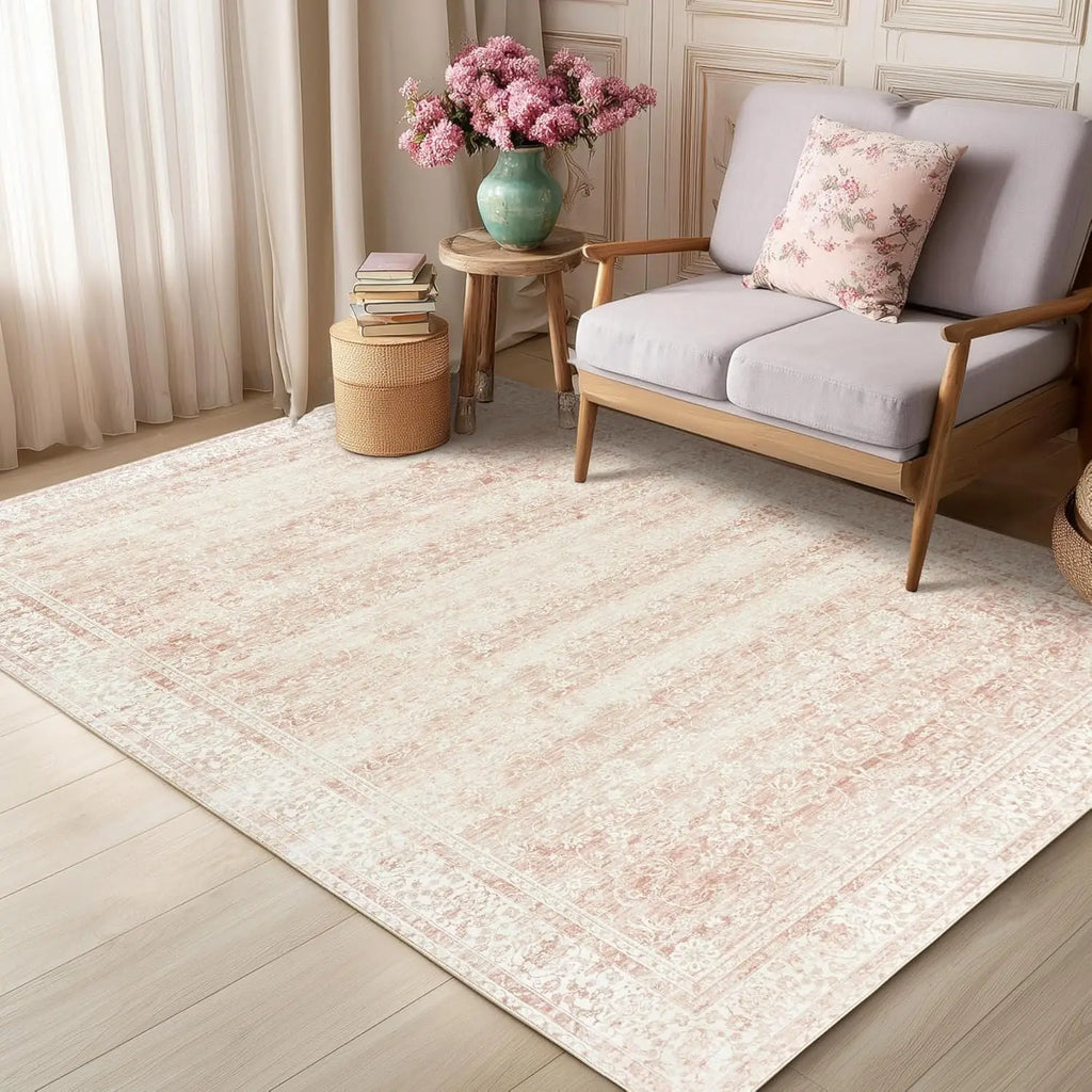 5x7 Pink Nursery Rug