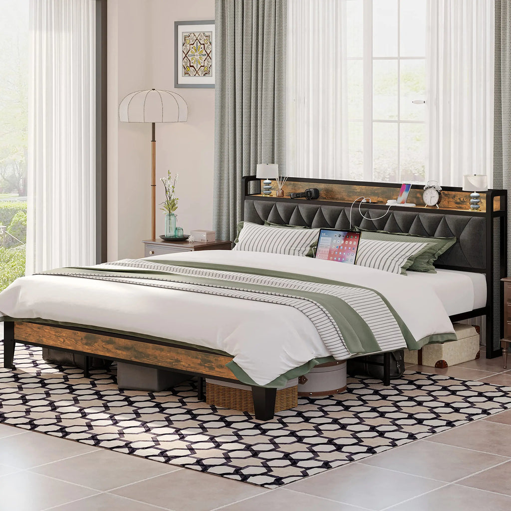 ANCTOR Twin/TwinXL/Full/Queen/King/CaliforniaKing Bed Frames