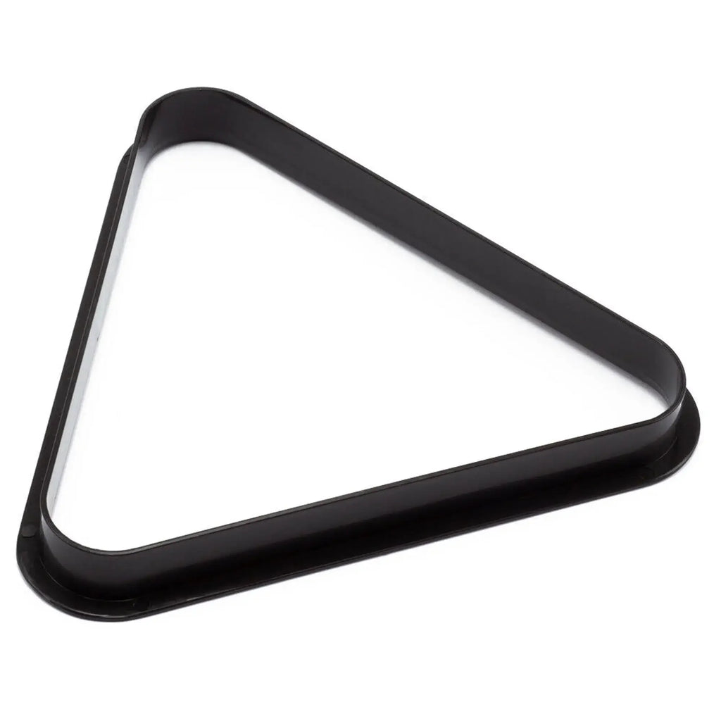 Billiard Pool Set with Cue Ball and Triangle Rack - Standard Resin Balls